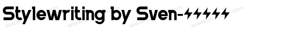 Stylewriting by Sven字体转换